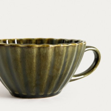 Кружка Homla MELIDA 300 мл Темно-зелений 241349 фото - 3