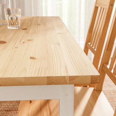 IKEA Обеденный стол PINNTORP Белый (ИКЕА ПИНТОРП) 30529467 фото - 5