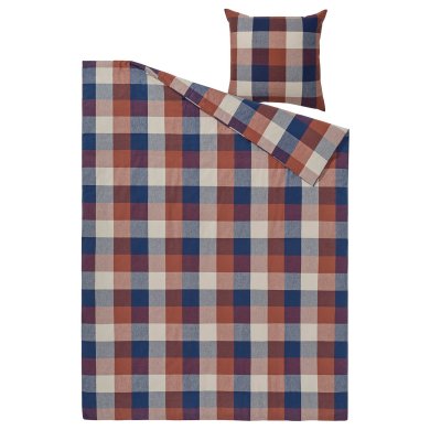 IKEA Комплект постільної білизни BLASENAP 150x200 см Різнокольоровий (ИКЕА БЛАСЕНАП) 10617752 фото - 5