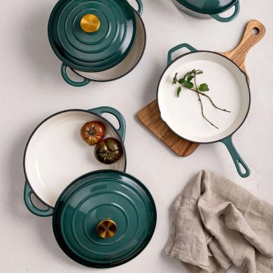 Каструля з кришкою Homla ANDREAS 2,5 л Зелений 244315 фото - 5