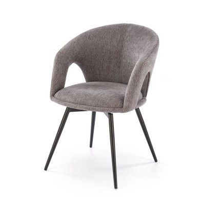 Обідній стілець поворотний Halmar K550 Попелястий V-CH-K/550-KR-POPIELATY фото - 7