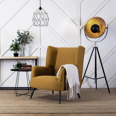 Кресло мягкое Mebel Elit LARSEN Горчичный ME.LARSEN/CU/T/FW фото - 6