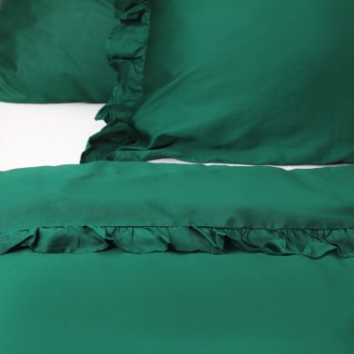Комплект постільної білизни Homla SELIN 160x200 см Зелений 161070 фото - 2