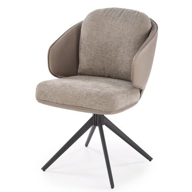 Обідній стілець поворотний Halmar K554 Попелястий V-CH-K/554-KR-POPIELATY фото - 3