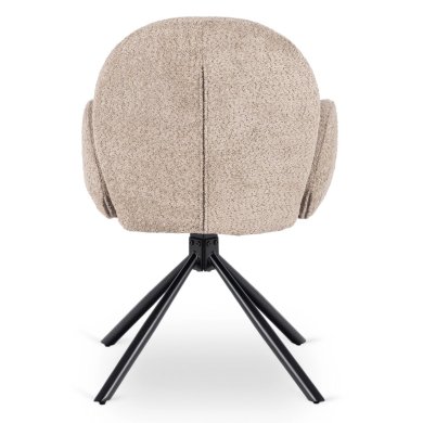 Обеденный стул поворотный Mebel Elit MUSSO Boucle Коричневый ME.MUSSO/BR/CZ/TB/K фото - 4