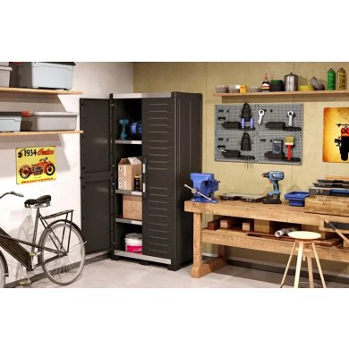 Садовый шкаф Keter/Kis ARMADIO ALTO XL GARAGE Черный 241543 фото - 8