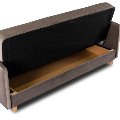 Розкладний диван Mebel Elit CUBA Welur Бежевий PPHUE.BALI/PAROS3/WER фото - 6