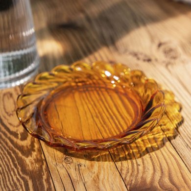 Сервірувальна тарілка Homla CAREN 15 см Оранжевий 227270 фото - 4