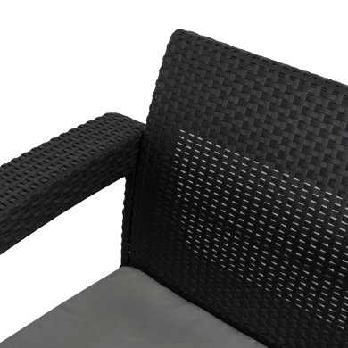 Комплект садових меблів Mebel Elit OKLAND Чорний ME.OKLAND/CZ/RT/OGR/ZES фото - 10