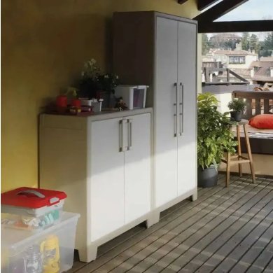 Садовый шкаф Keter/Kis GULLIVER CABINET LOW Бежевый 240862 фото - 2