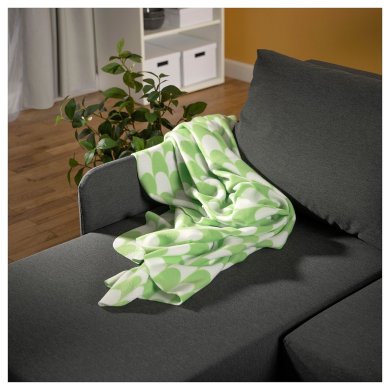 IKEA Плед BRUKSVARA 120х160 см Зелений (ИКЕА БРУКСВАРА) 20574417 фото - 6