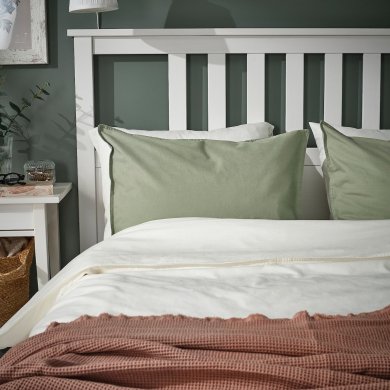 Наволочка ANGSLILJA 50х60 см Зелений - 2 IKEA Наволочка ANGSLILJA 50х60 см Зелений (ИКЕА АНГЛИЙСКИЙ) 00591998 фото - 2