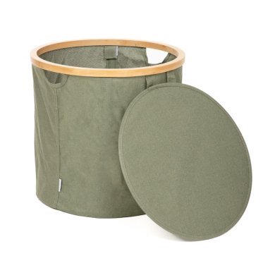 Корзина для белья Homla NELLIE Зеленый - 2 Корзина для белья Homla NELLIE Зеленый 227441 фото - 2