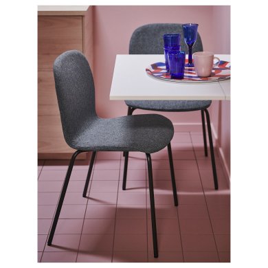 IKEA Обеденный стул KARLPETTER Серый (ИКЕА КАРЛПЕТТЕР) 39483752 фото - 6