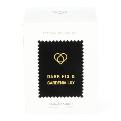 Ароматическая свеча Homla ETERNAL Dark Fig & Gardenia Lily | Чёрный 164075 фото - 6