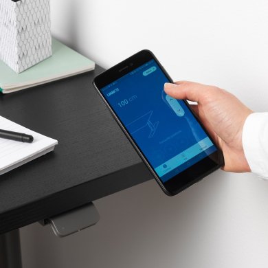 IKEA Письменный стол для работы сидя/стоя IDASEN Черный (ИКЕА ИДАСЕН) 49280990 фото - 21