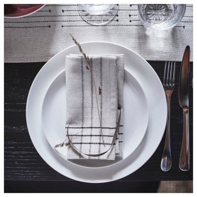 IKEA Набор салфеток VARARV 35х35 см 4 шт Бежевый (ИКЕА ВАРАРВ) 30545863 фото - 6