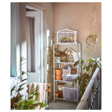 IKEA Стелаж HYLLIS Сріблястий (ИКЕА HYLLIS) 00278578 фото - 20