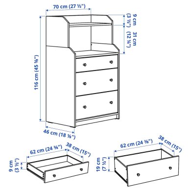 IKEA HAUGA (ИКЕА ХАУГА) 50402641 фото - 7