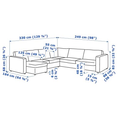 VIMLE - 2 IKEA VIMLE (ИКЕА ВИМЛЕ) 99436734 фото - 2