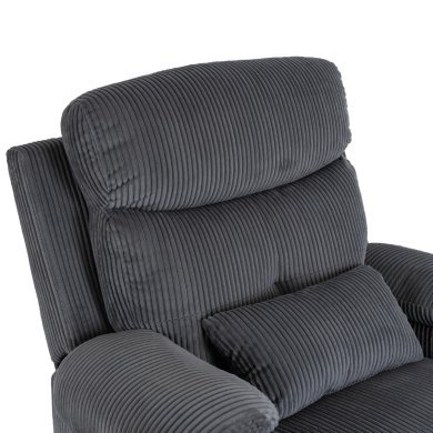 Крісло м'яке розкладне з реклайнером Mebel Elit TORRES Velvet Сірий ME.TORRES/P/SZTR/FW фото - 8