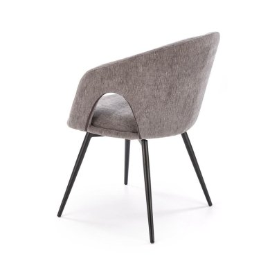 Обідній стілець поворотний Halmar K550 Попелястий V-CH-K/550-KR-POPIELATY фото - 2