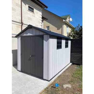 Садовый домик Keter OAKLAND 229х350х245 см Серый 230391-1 фото - 10