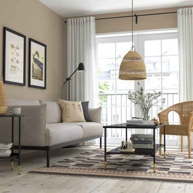 IKEA Журнальный стол ASPEROD Черный (ИКЕА АСПЕРОД) 00461888 фото - 10