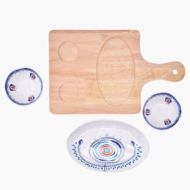 Сервірувальний набір Duka MAYA | Дерево / Мікс - 4 Сервірувальний набір Duka MAYA | Дерево / Мікс 1217904 фото - 4