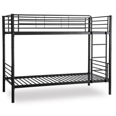 Двухъярусная кровать Mebel Elit RODEZ 90х200 см Черный ME.RODEZ/90/CZ/LOZP фото - 2