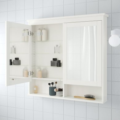 IKEA Шкаф с зеркалом HEMNES (ИКЕА ХЕМНЭС) 80217675 фото - 7