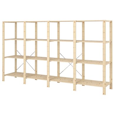 IKEA Стеллаж HEJNE Дерево (ИКЕА HEJNE) 49046978 фото - 3