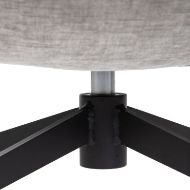 Крісло м'яке поворотне Homla LUNAIRE Сірий 227085 фото - 6