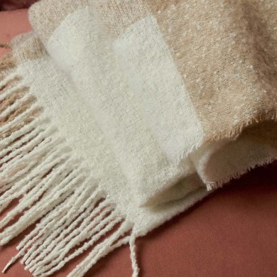 Плед Homla ALLORA 130x170 см Бежевый 207648 фото - 8