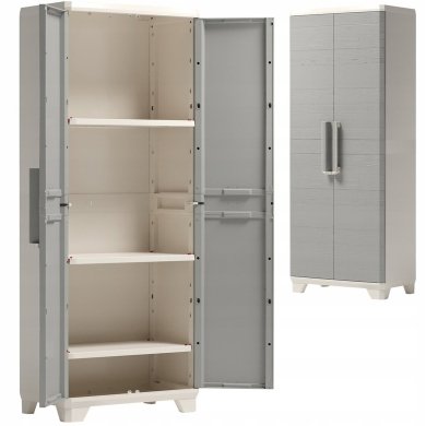 Садова шафа Keter/Kis ARMADIO LINEAR WOOD ALT Бежевий - 4 Садова шафа Keter/Kis ARMADIO LINEAR WOOD ALT Бежевий 248100 фото - 4