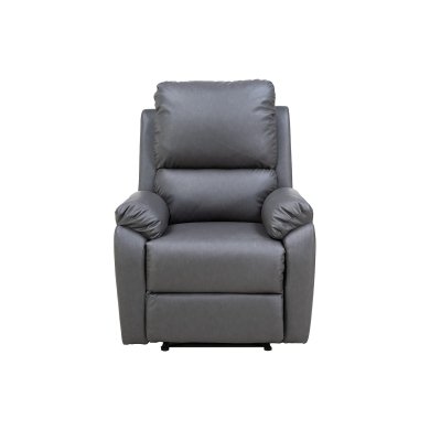 Кресло мягкое раскладное с реклайнером Signal Spencer 1 Skora Серый SPENCER1SSSZ фото - 2