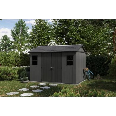 Садовий будиночок Keter NEWTON PLUS 230х350х246 см Сірий 259110 фото - 5