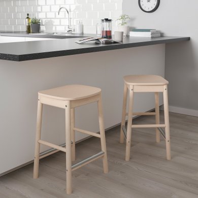 IKEA Барный табурет RONNINGE Дерево (ИКЕА РОННИНГЕ) 60512899 фото - 12