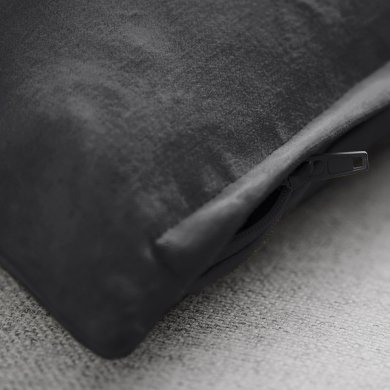 IKEA Декоративна наволочка SANELA 50х50 см Темно-сірий (ИКЕА САНЕЛА) 30591124 фото - 4