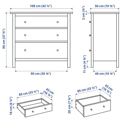 HEMNES - 14 IKEA HEMNES (ИКЕА ХЕМНЭС) 80424745 фото - 14