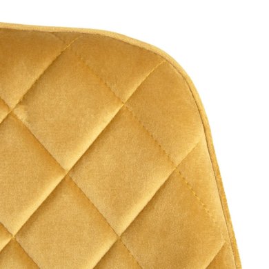 Обеденный стул Homla SHELTON Welur Горчичный - 4 Обеденный стул Homla SHELTON Welur Горчичный 218106 фото - 4