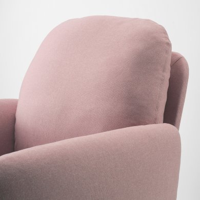 Крісло м'яке розкладне з реклайнером EKOLSUND Світло-рожевий - 3 IKEA Крісло м'яке розкладне з реклайнером EKOLSUND Світло-рожевий (ИКЕА ЭКОЛСУНД) 59297184 фото - 3