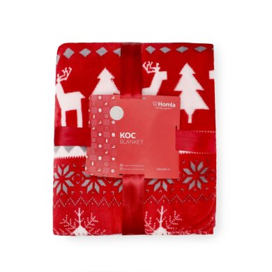 Плед Homla LUMI 150x200 см Червоний 200949 фото - 6