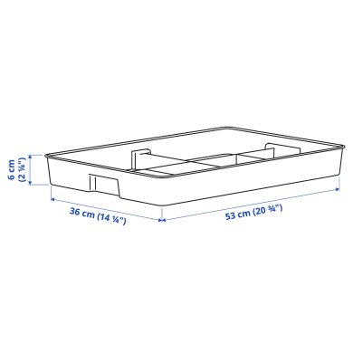 Організатор KUGGIS - 10 IKEA Організатор KUGGIS (ИКЕА KUGGIS) 00280208 фото - 10