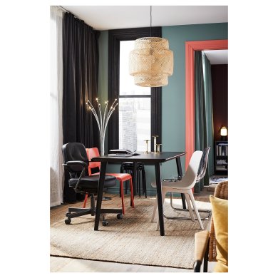 Офисное кресло ALEFJALL Черный - 9 IKEA Офисное кресло ALEFJALL Черный (ИКЕА АЛЕФДЖАЛЛ) 70367458 фото - 9