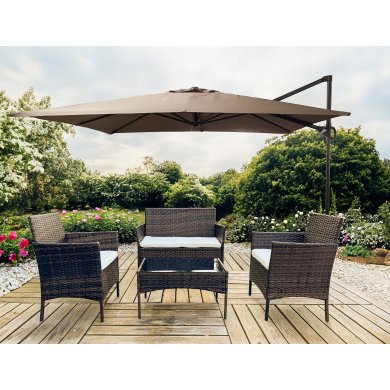 Садовый зонт с чехлом Kontrast AUSTIN 300х300 см Бежевый - 9 Садовый зонт с чехлом Kontrast AUSTIN 300х300 см Бежевый 5.06.213242 фото - 9