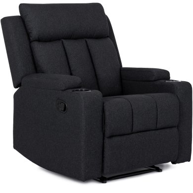 Кресло мягкое раскладное с реклайнером Mebel Elit KOBI 2 Черный ME.KOBI2/CZ/T/FW фото - 2