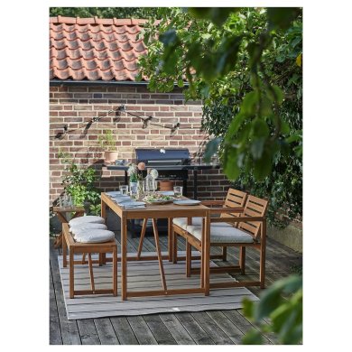 IKEA Садовий стіл NAMMARO Дерево (ИКЕА НАММАРО) 20510307 фото - 3