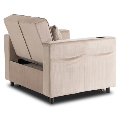 Кресло мягкое раскладное Mebel Elit SOLOR Velvet Бежевый ME.SOLOR/BZ/CZ/SZTR/FW фото - 8
