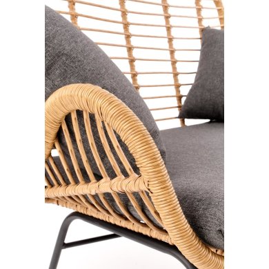 Садовий диван Halmar IKARO XL Сірий - 10 Садовий диван Halmar IKARO XL Сірий V-CH-IKARO_XL-SOFA фото - 10